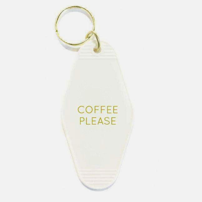 Coffee Please Key Tag