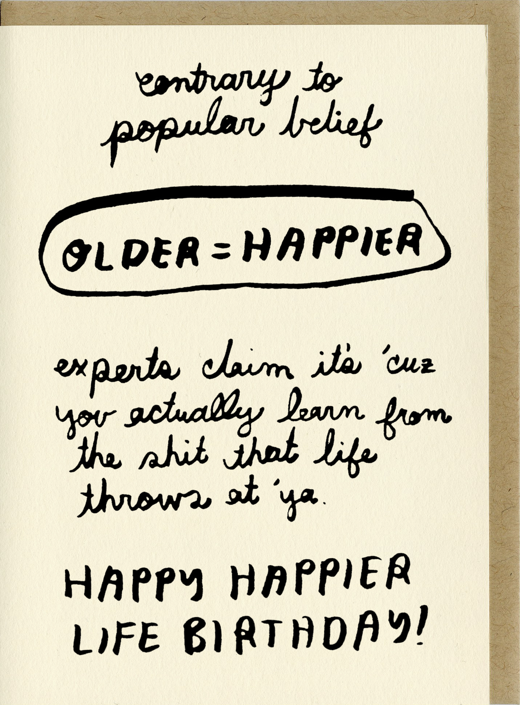 Happy Life Birthday Card