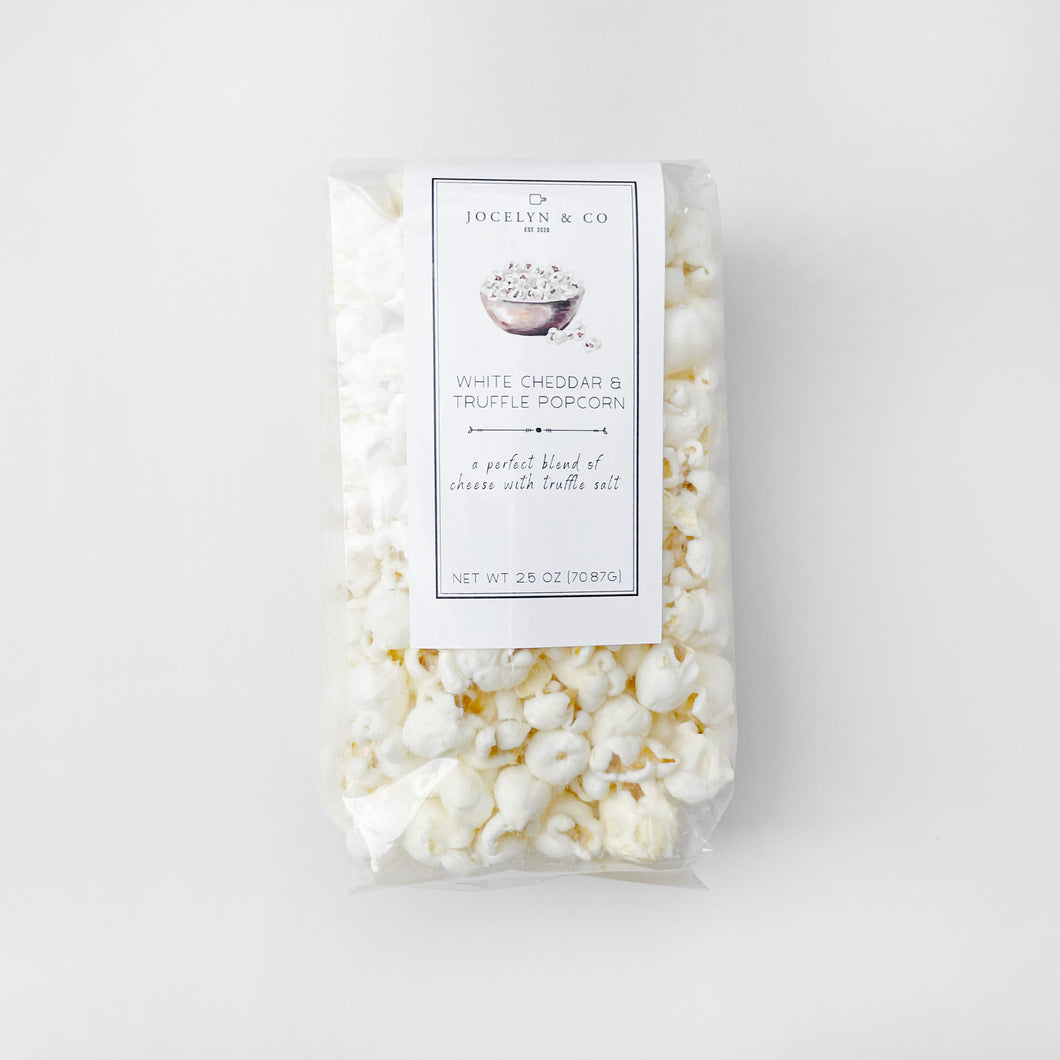 White Cheddar & Truffle Popcorn